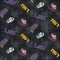 Sykel Enterprises-Louisiana State University Flannel Fabric-LSU Tigers Distressed Logo Cotton Flannel Fabric